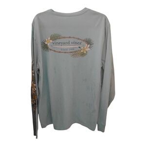 Men's Vineyard Vines Light Blue‎ Graphic Tee Size Large